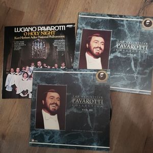 Luciano Pavarotti lot of 3 albums LPs  originals
